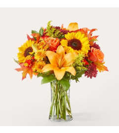 Sunny Side Bouquet. An arrangement by Flowers of Jacksonville.