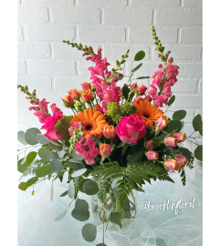 Full of Surprises. An arrangement by Brooklin Floral and Garden Shoppe Inc..