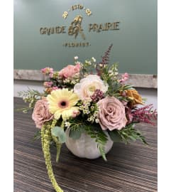 Pumpkin Blush. An arrangement by Grande Prairie Florist.