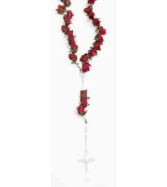Divine Grace 50-Bead Rosary with silk flowers T260-3A. An arrangement by Jennifer's Flowers and Gifts. Divine Grace 50-Bead Rosary with silk flowers T260-3A. An arrangement by Jennifer's Flowers and Gifts.