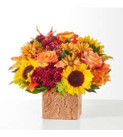 Outdoor Bouquet. An arrangement by North Liberty Flower Shop.