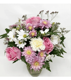 Mother's Daisy. An arrangement by Mrs. Bee's Floral.