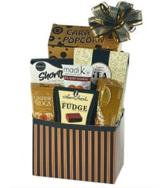 Tea Time Gift Basket. An arrangement by Select Flowers.