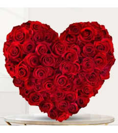 Eternal Rose Heart. An arrangement by Select Flowers.