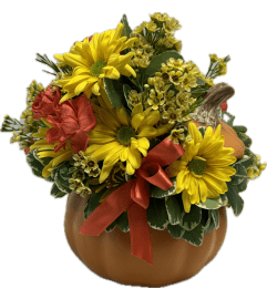 LiL' Punkin. An arrangement by Brown Floral and Fudge. LiL' Punkin. An arrangement by Brown Floral and Fudge.