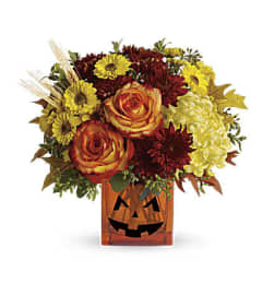 Spooky Cube Bouquet. An arrangement by Flore's Shop. Spooky Cube Bouquet. An arrangement by Flore's Shop.