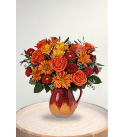 TF Autumn Glaze Bouquet. An arrangement by Blossoms On The Trail. TF Autumn Glaze Bouquet. An arrangement by Blossoms On The Trail.