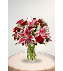 High style. An arrangement by Blossoms On The Trail.