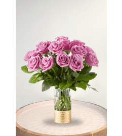 Secret Admirer Lavender Roses. An arrangement by Blossoms On The Trail.