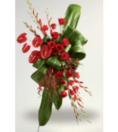 Sweet Thoughts Sympathy Spray. An arrangement by Blossoms On The Trail.