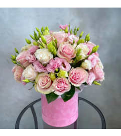 #46 Sadiya Box. An arrangement by Blossy Flowers.