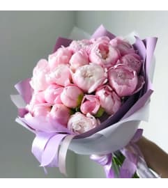 Peonies Bouquet. An arrangement by Blossy Flowers.