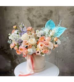 #50 Bliss Box. An arrangement by Blossy Flowers.