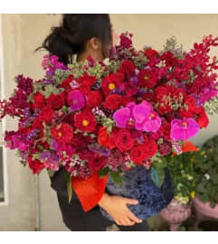 #15 Bek’s Purple. An arrangement by Blossy Flowers.