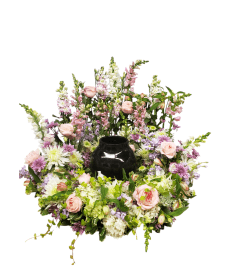 Garden Serenity Urn Spray. An arrangement by Avenue Florist.