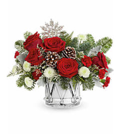 Little Drummer Joy Bouquet. An arrangement by Belak Flowers.