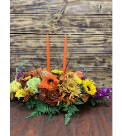 Thanksgiving Tradition Centerpiece. An arrangement by NJ Bergen Florist At Northvale.