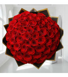 Grand Passion Rose Buchon. An arrangement by Garden Florist.