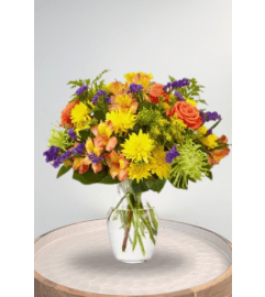 Marmalade skies. An arrangement by Blossoms On The Trail.