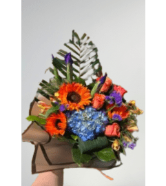 Let's Go Oilers. An arrangement by Blossoms On The Trail.