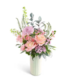 Pink Glow. An arrangement by The Flower Shop of Lake Charles.