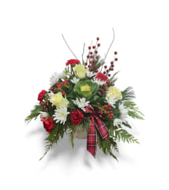 Winter Woodland Cheer. An arrangement by In Bloom.