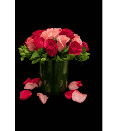 Rosy Embrace Arrangement. An arrangement by Bill's Flowers Arrangements. Rosy Embrace Arrangement. An arrangement by Bill's Flowers Arrangements.