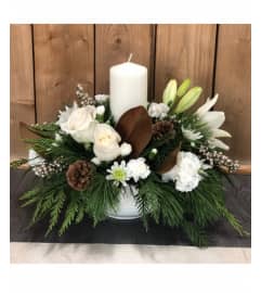 Jack Frost. An arrangement by Aurora Greenhouse.