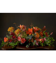 Amber Glow Garden. An arrangement by Leland Florist. Amber Glow Garden. An arrangement by Leland Florist.