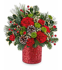 Teleflora's Crimson Wishes Bouquet. An arrangement by Balloon Bouquets Plus. Teleflora's Crimson Wishes Bouquet. An arrangement by Balloon Bouquets Plus.
