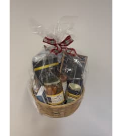 Holiday Gift Basket. An arrangement by Osborne Florist. Holiday Gift Basket. An arrangement by Osborne Florist.