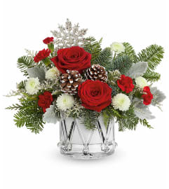 Teleflora's Little Drummer Joy Bouquet. An arrangement by Very's Flowers.