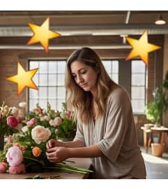 Designer's Choice *Lux* Floral Arrangement. An arrangement by Anne Marie Rose Floral Design.