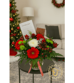 Holiday Radiance - Curated Story Card Collection. An arrangement by Lori's Hearts and Flowers.