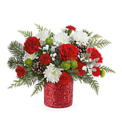 Teleflora's Christmas Magic Bouquet. An arrangement by Love Floral. Teleflora's Christmas Magic Bouquet. An arrangement by Love Floral.