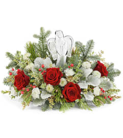 Angel of Joy Arrangement. An arrangement by Kitchener Ontario Florist.