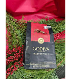 Godiva 428 grams. An arrangement by KW Flowers.