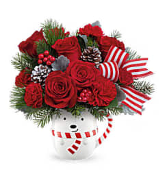 Beary Wish Bouquet. An arrangement by Serrano Flowers.