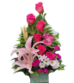 Blush Harmony Bouquet. An arrangement by Vemongi Flowers.