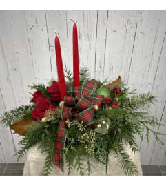 CANDLELIT NOEL. An arrangement by Incredible Florist Seton.