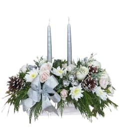 Truly White Christmas. An arrangement by Azi Flowers.
