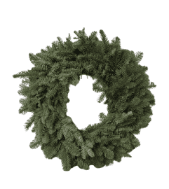 Noble Fir Classic Wreath. An arrangement by The Flower Shop of Lake Charles.