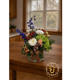 Winter Grace Bouquet. An arrangement by Lori's Hearts and Flowers.