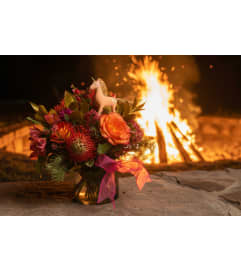 Zodiac Collection: Wildfire Spirit (Zodiac of The Year). An arrangement by Flower Snobs at Cityview.