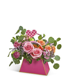 My Valentina Flower Tote. An arrangement by The Flower Shop of Lake Charles. My Valentina Flower Tote. An arrangement by The Flower Shop of Lake Charles.