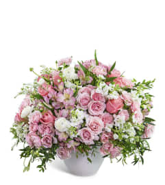 Provence Rose Garden. An arrangement by The Flower Shop of Lake Charles. Provence Rose Garden. An arrangement by The Flower Shop of Lake Charles.