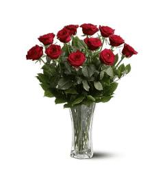 Classic Red Roses. An arrangement by Cantutas Florist. Classic Red Roses. An arrangement by Cantutas Florist.