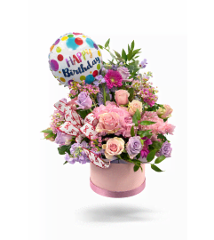 Birthday Wishes. An arrangement by Cielo's Floral Designs. Birthday Wishes. An arrangement by Cielo's Floral Designs.