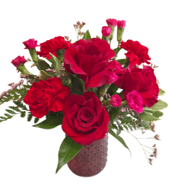 Ruby Beauty. An arrangement by Flower Trends Florists.