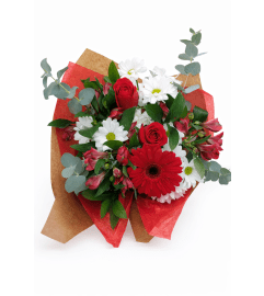 Delicate Heart Bouquet. An arrangement by The Garden Gate Gifts and Florals. Delicate Heart Bouquet. An arrangement by The Garden Gate Gifts and Florals.